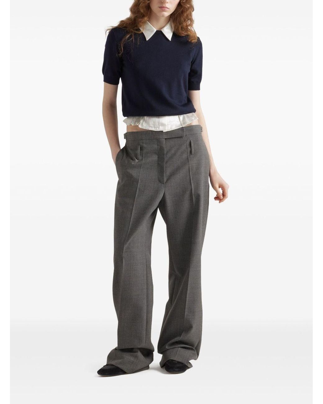 Top di Prada in Blue