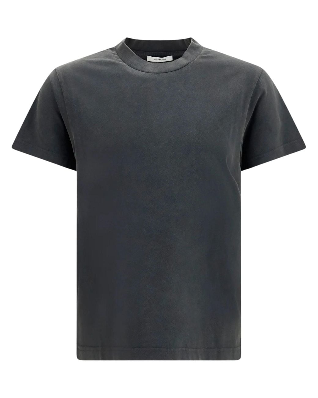 Entire studios Black Standard Cotton Crewneck T-Shirt for men