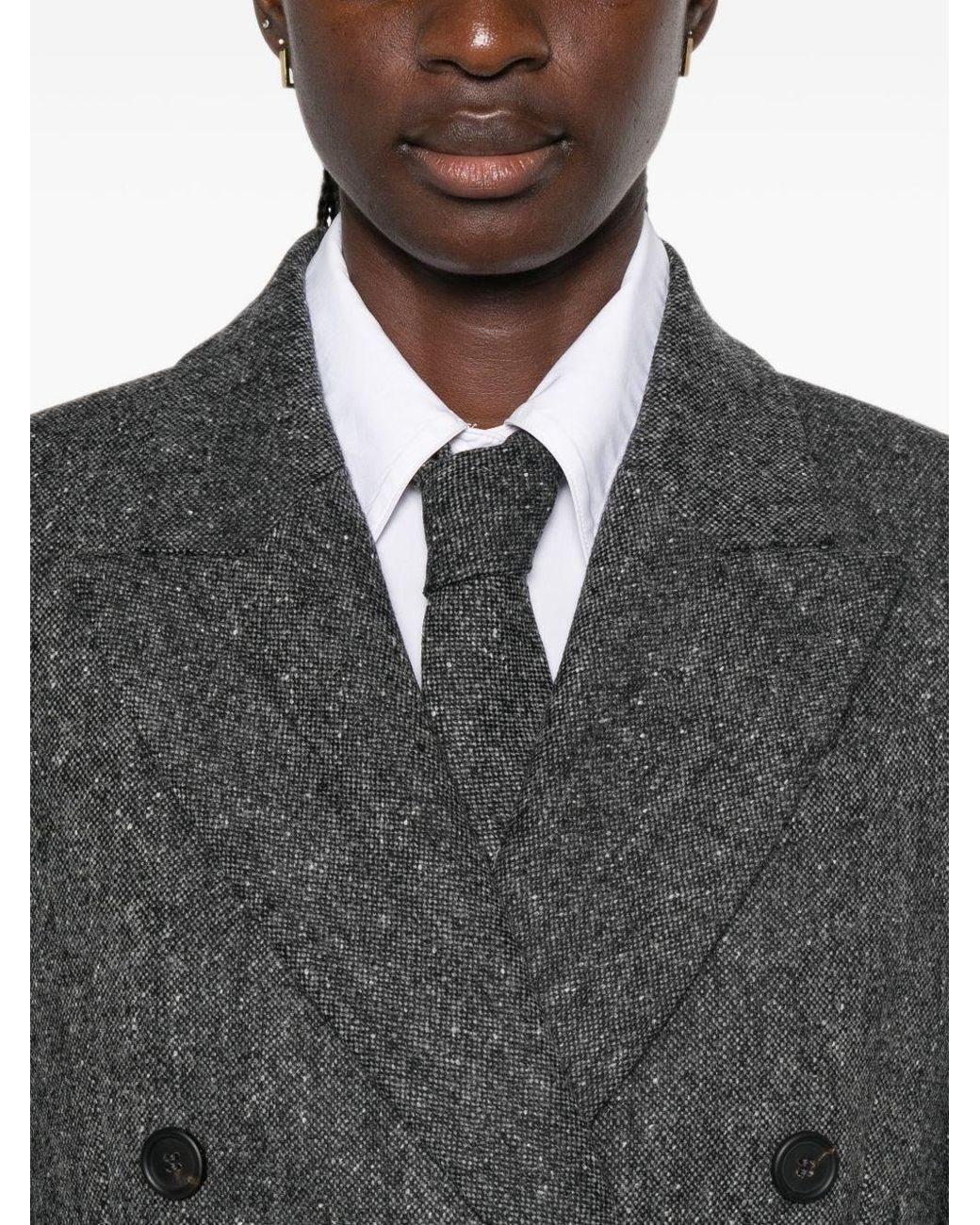 Brunello Cucinelli Gray Wool Jacket