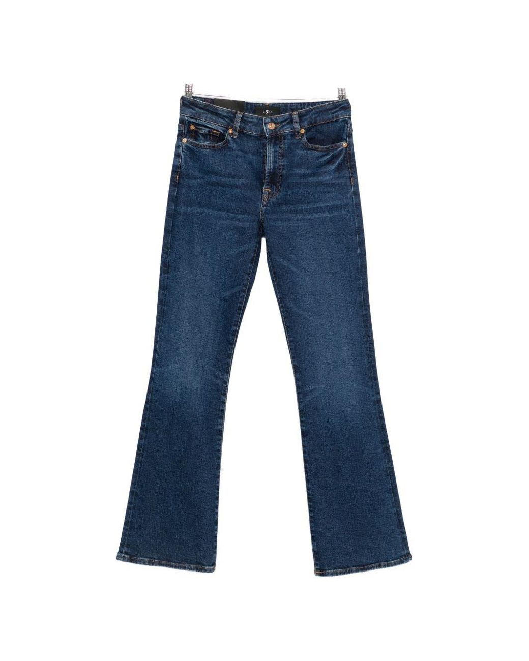 7 For All Mankind Blue The Leggy Bootcut Denim Jeans