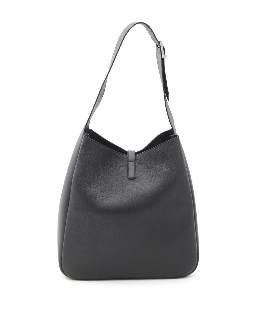 Saint Laurent Black Le 5 À 7 Large Leather Shoulder Bag