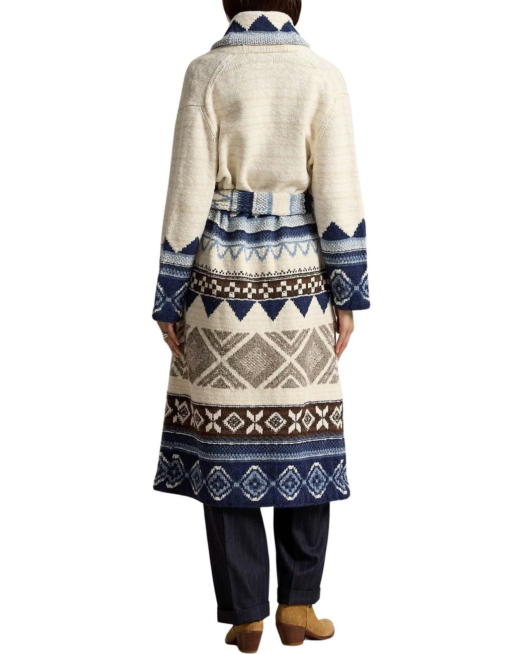 Polo Ralph Lauren White Wool Cardigan