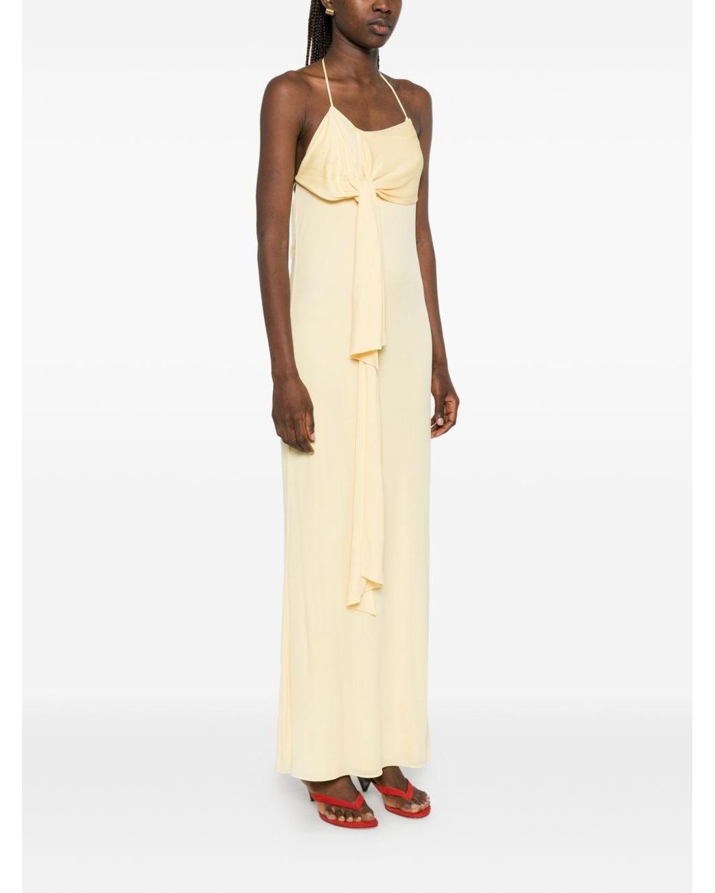 Loewe White Paula's Ibiza Long Dress