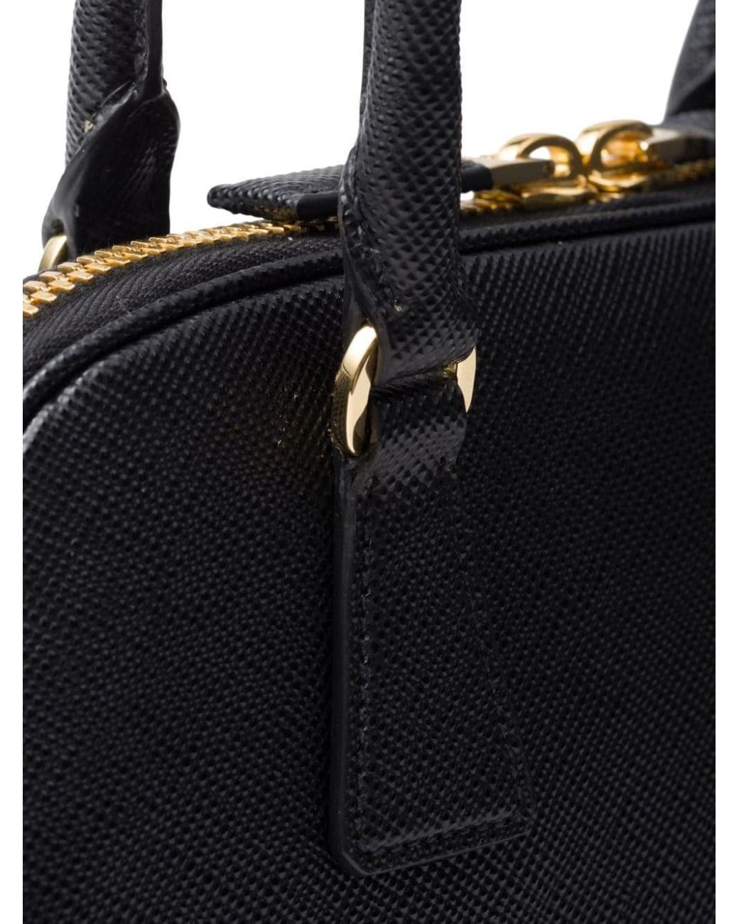 Borsa Tote Media di Prada in Black