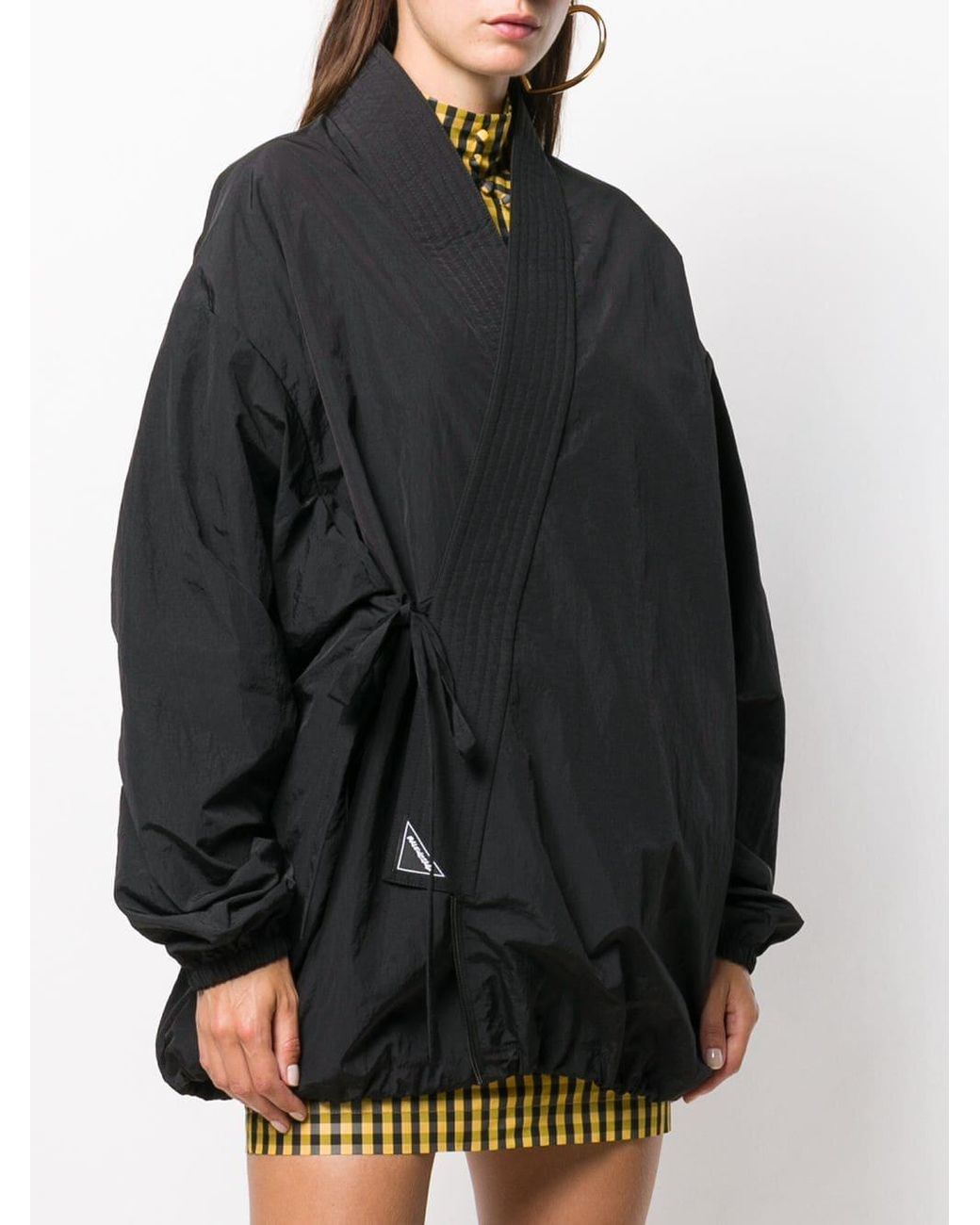 Balenciaga Kimono Style Lightweight Jacket in Black Lyst