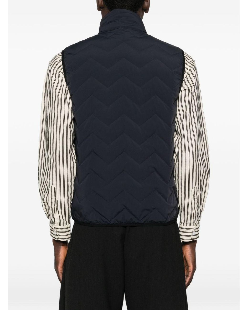 Emporio Armani Blue Down Vest for men