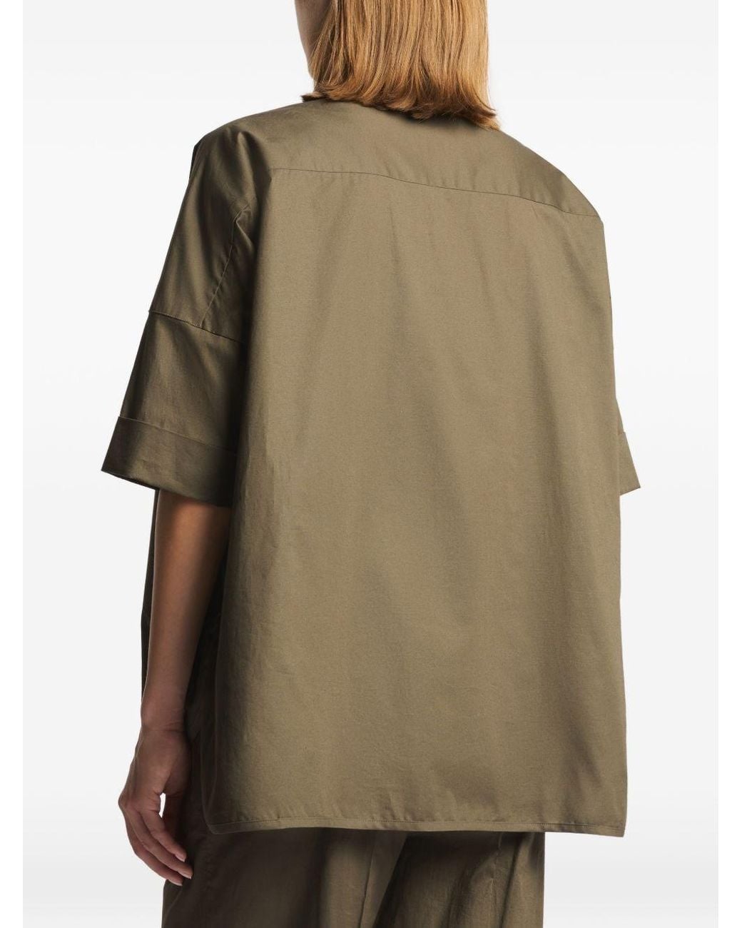 Fay Green Cotton Shirt