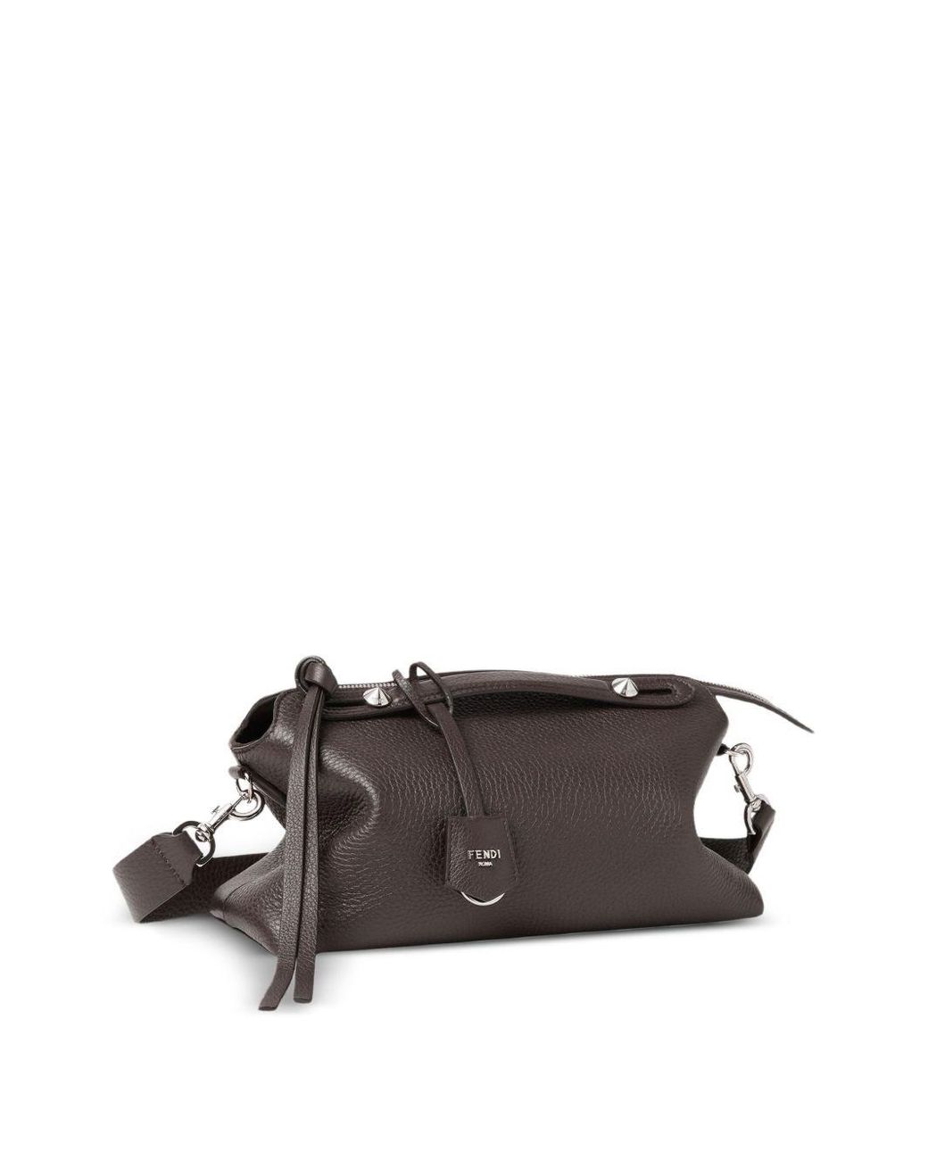 Fendi Gray By The Way Medium Leather Handbag