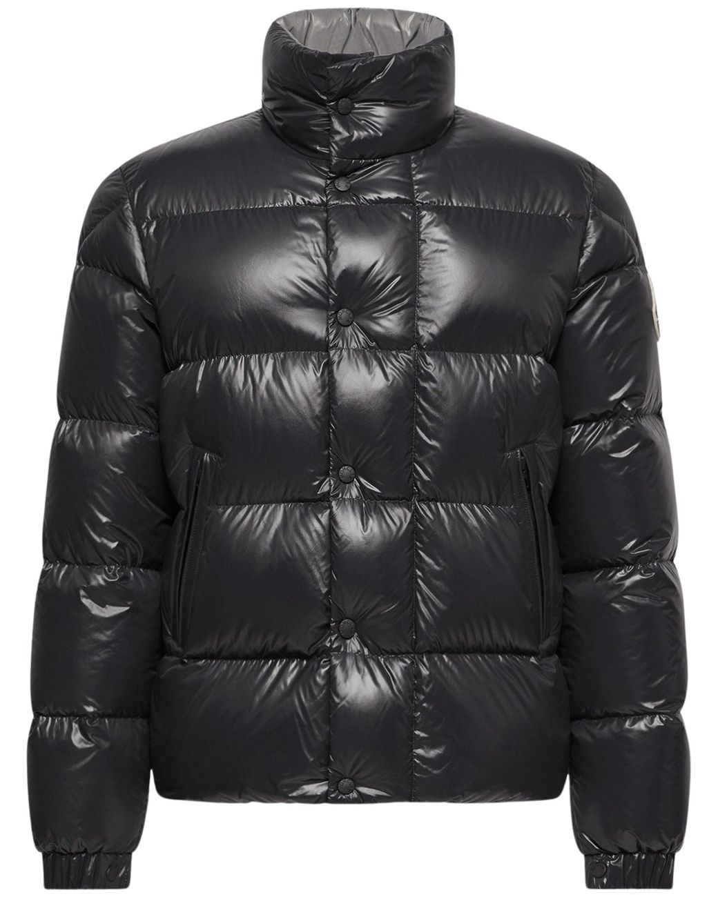 Moncler Black Brendola Laqué Short Down Jacket for men