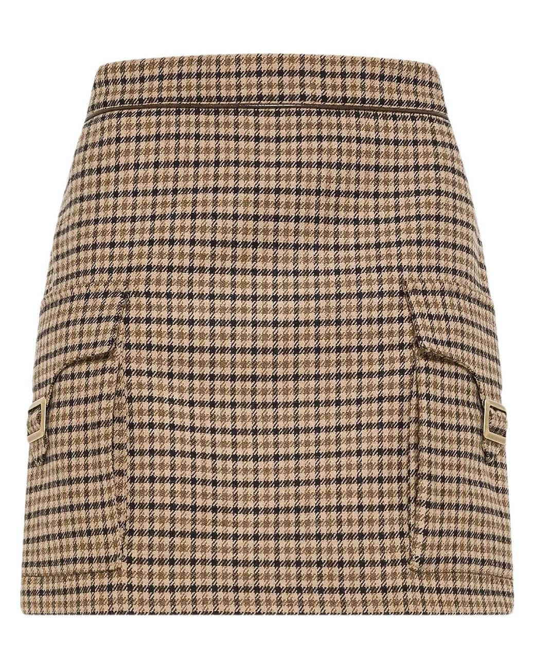 Seventy Natural Mini Skirt With Pockets By