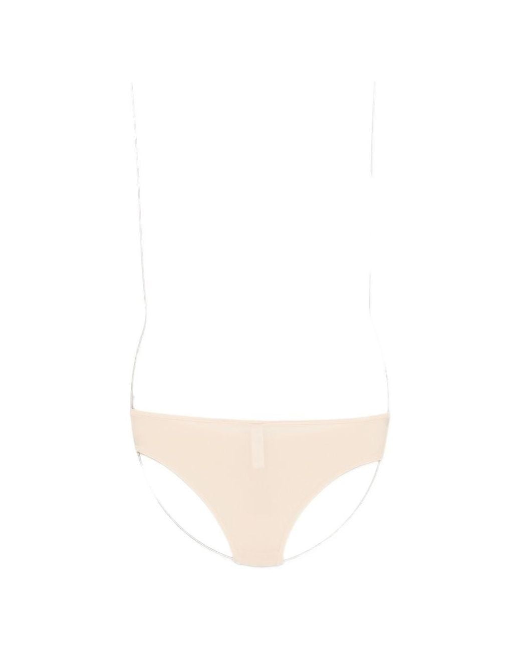 Skims White Cheeky Briefs