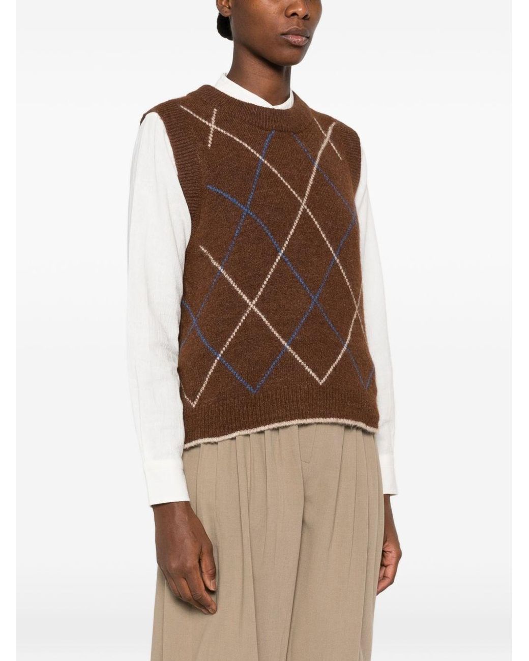 Moismont Brown Eddy Wool Blend Cardigan