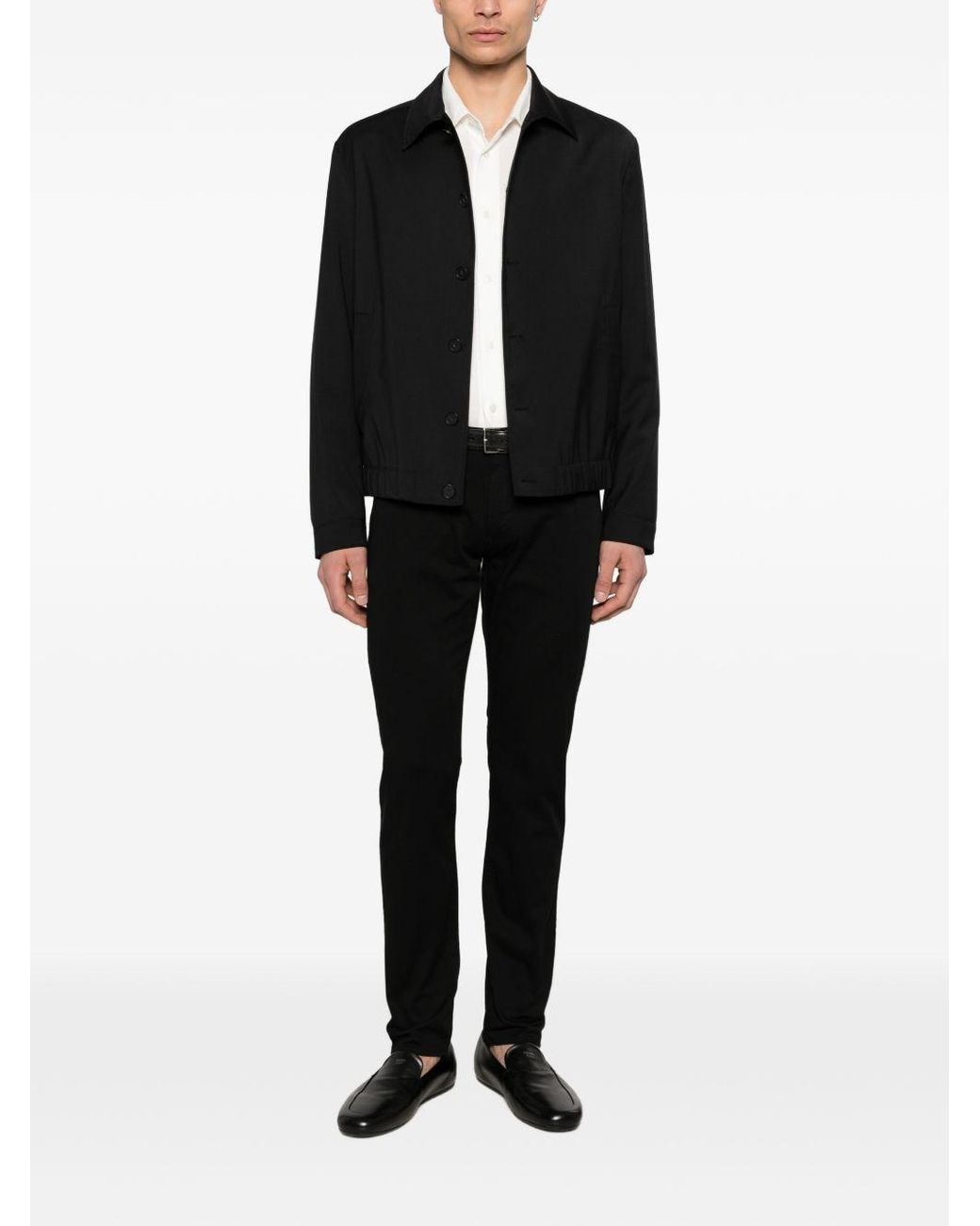 Emporio Armani Black Denim Cotton Jeans for men
