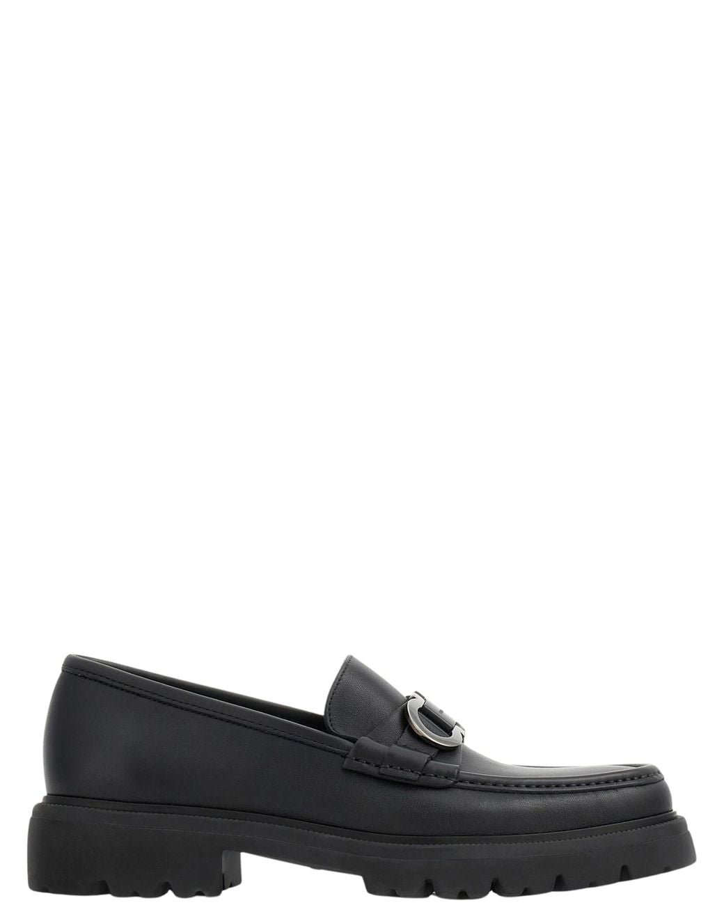 Ferragamo Black Cocoon Loafer for men