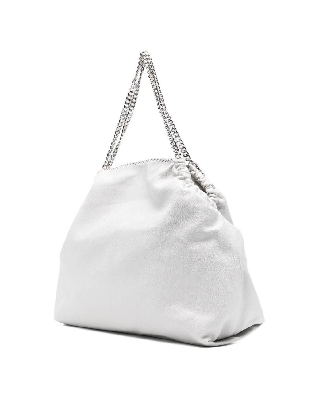 Stella McCartney White Falabella Drawstring Tote Bag