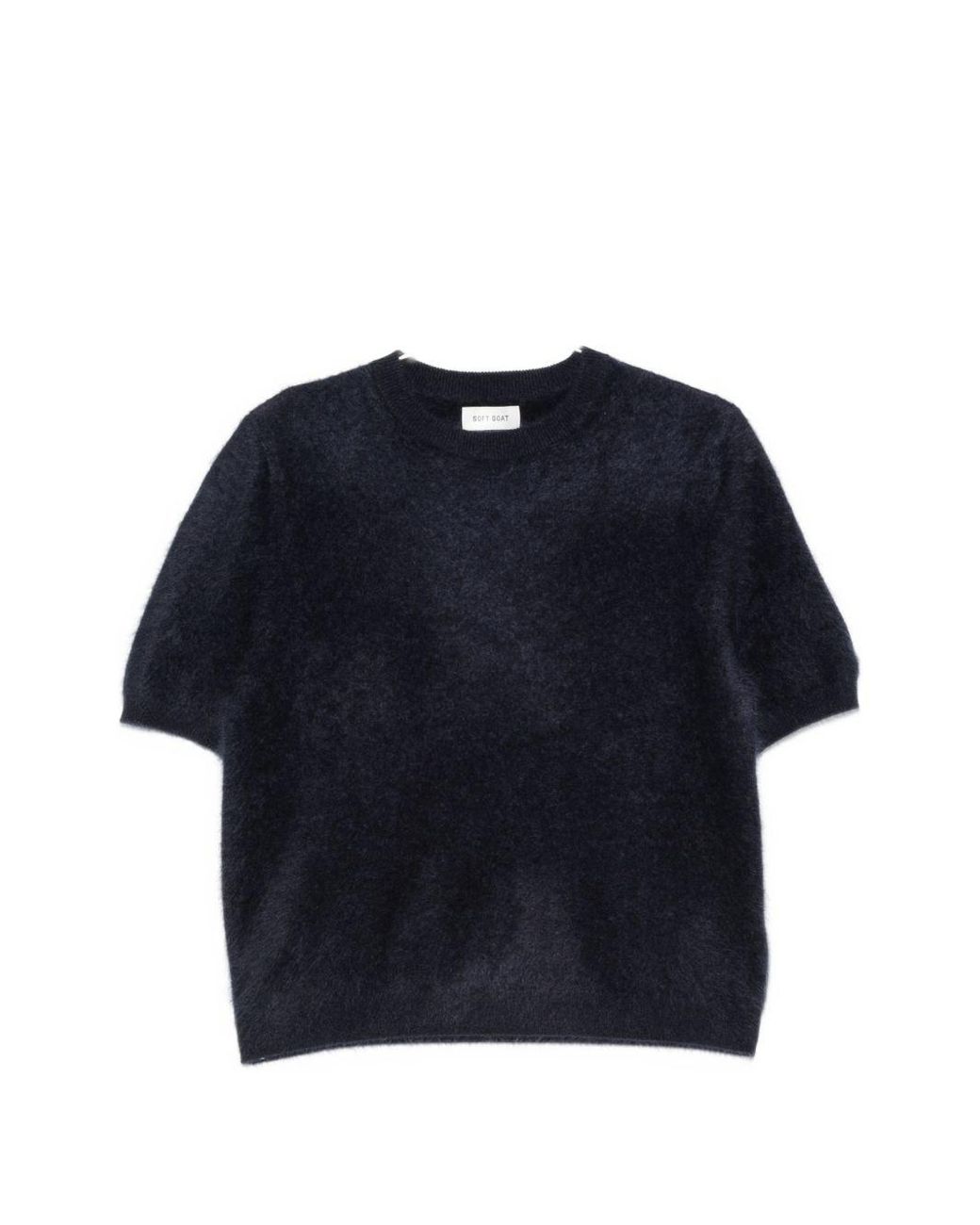 Soft Goat Blue Cashmere T-Shirt