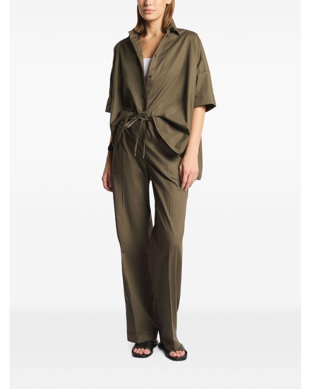 Fay Green Cotton Shirt