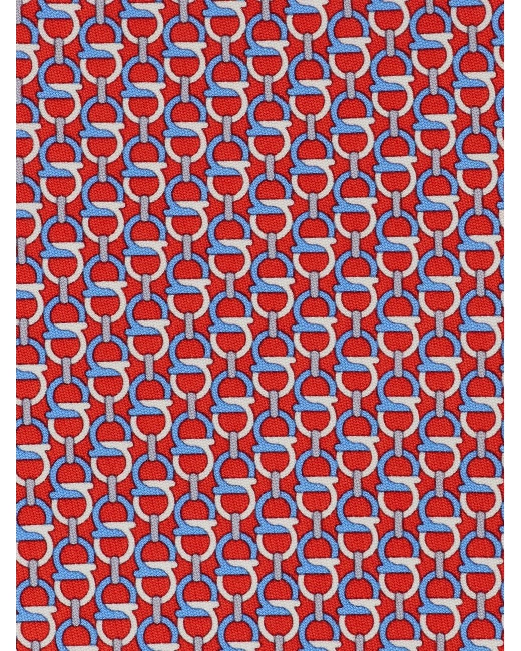 Ferragamo Red Chapeau Tie for men