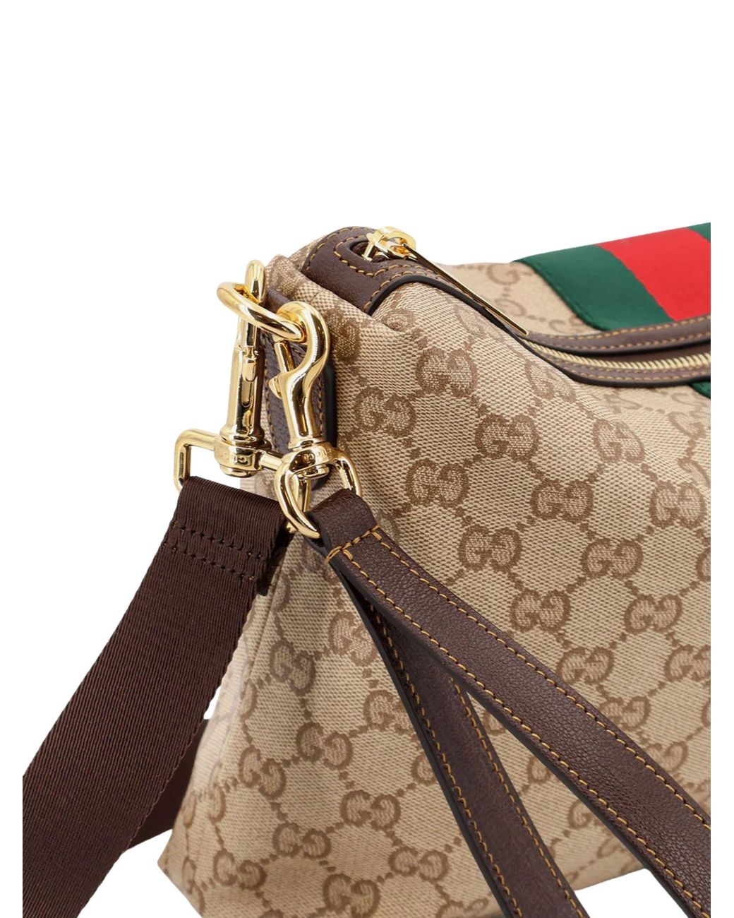 Gucci Natural Gg Web Shoulder Bag for men