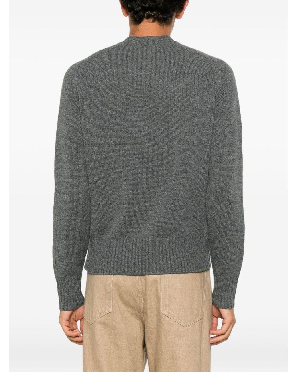 Extreme Cashmere Gray Cashmere Crewneck Sweater
