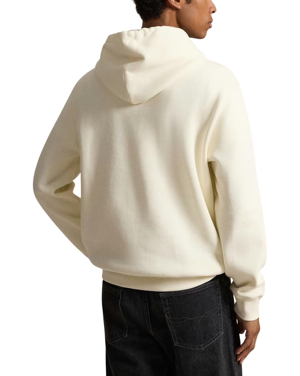 Polo Ralph Lauren White Polo Bear Fleece Hoodie for men