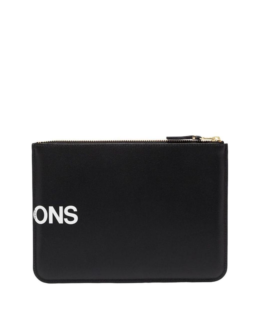 Comme des Garçons Black Logo Leather Pouch for men