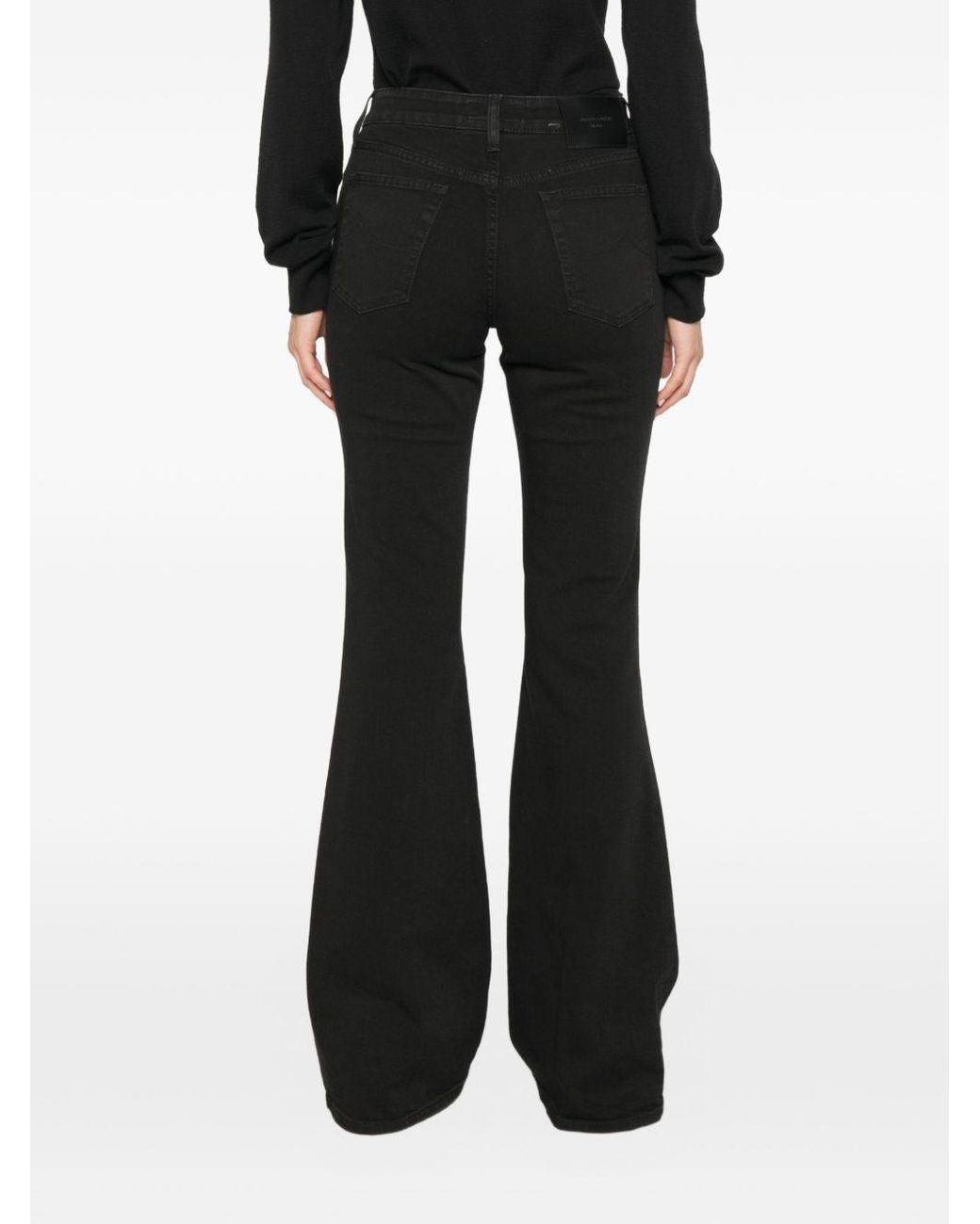 Jacob Cohen Black Flared Leg Denim Jeans
