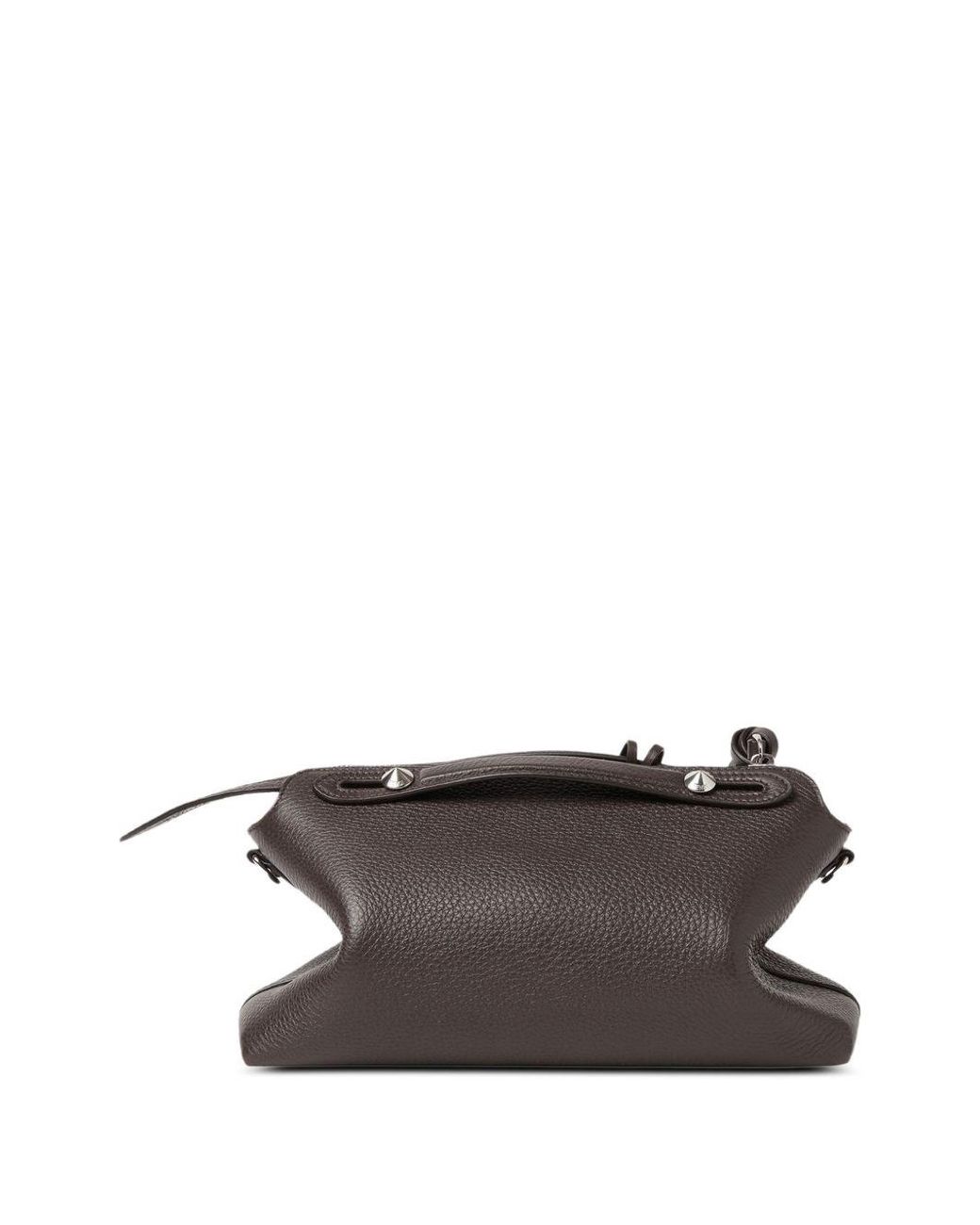 Fendi Gray By The Way Medium Leather Handbag