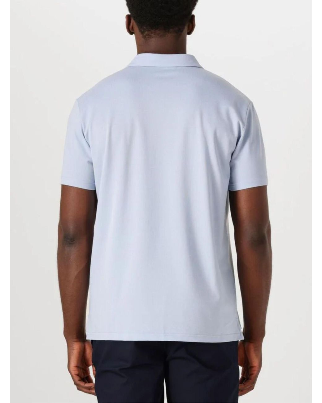Peuterey Blue Polo Shirt With Logo for men