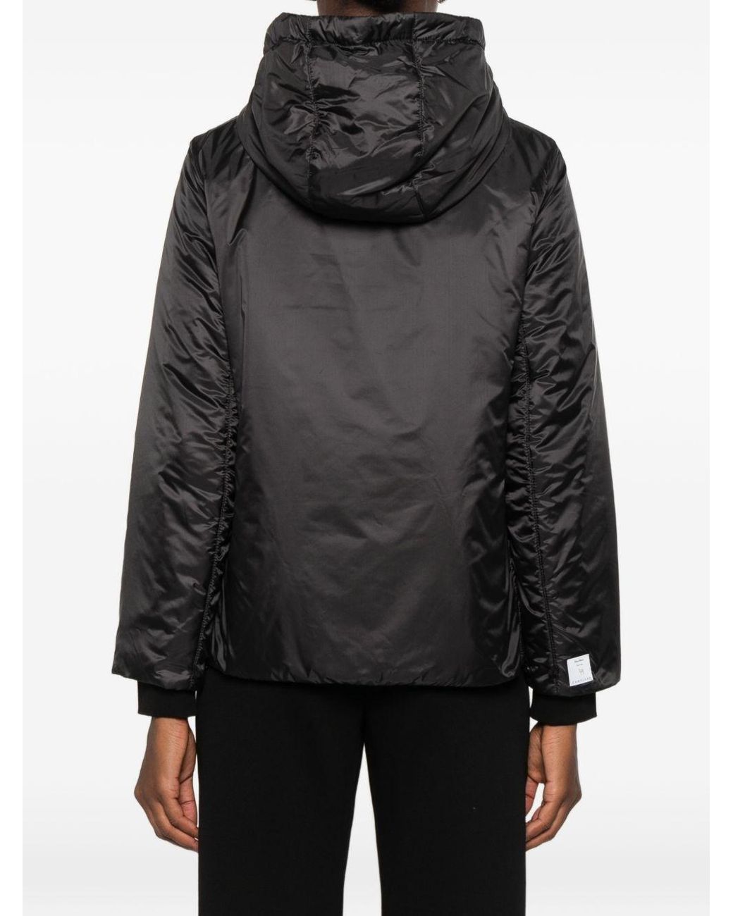 Max Mara Black Nylon Padded Blouson Jacket