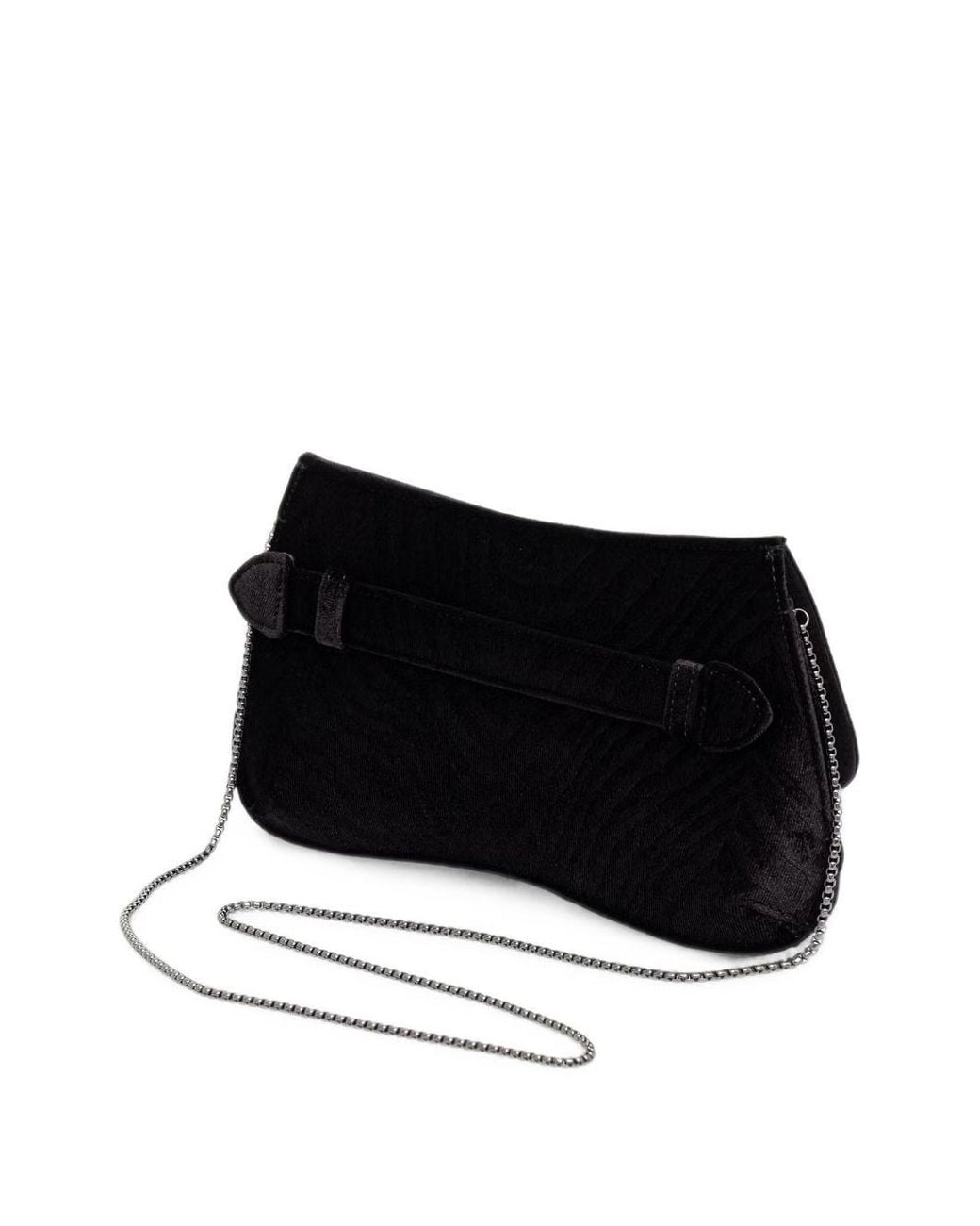 Emporio Armani Black Velvet Clutch