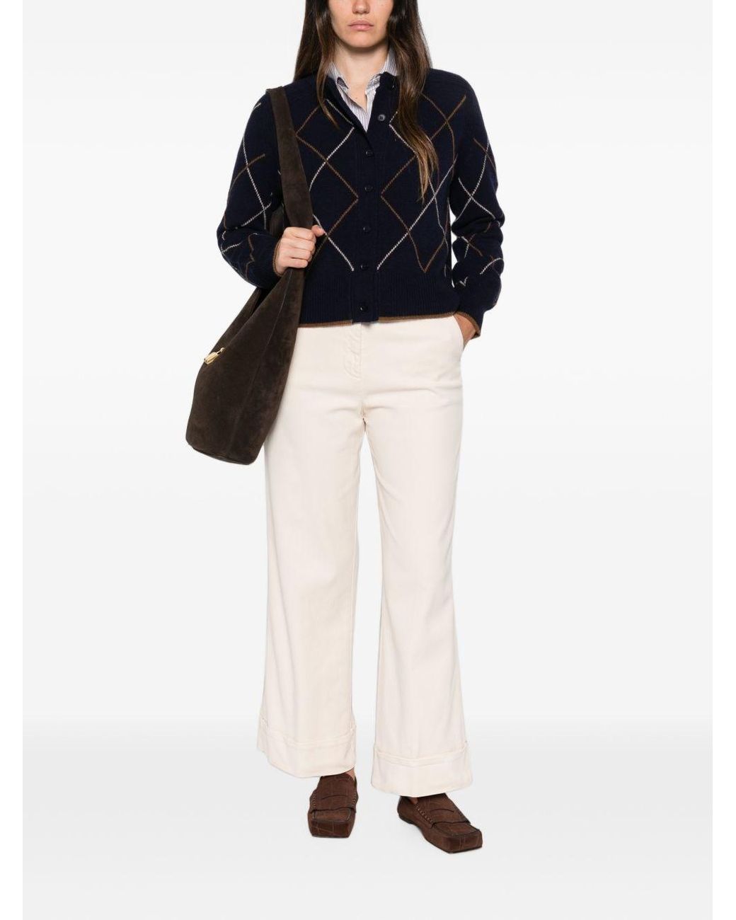 Moismont Blue Auguste Wool Cardigan