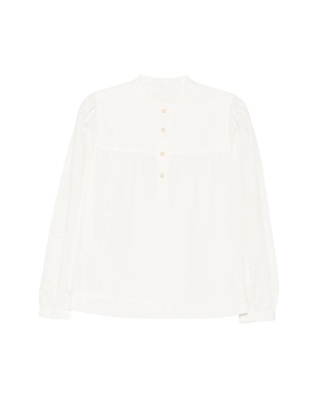 A.P.C. White Babydoll Blouse