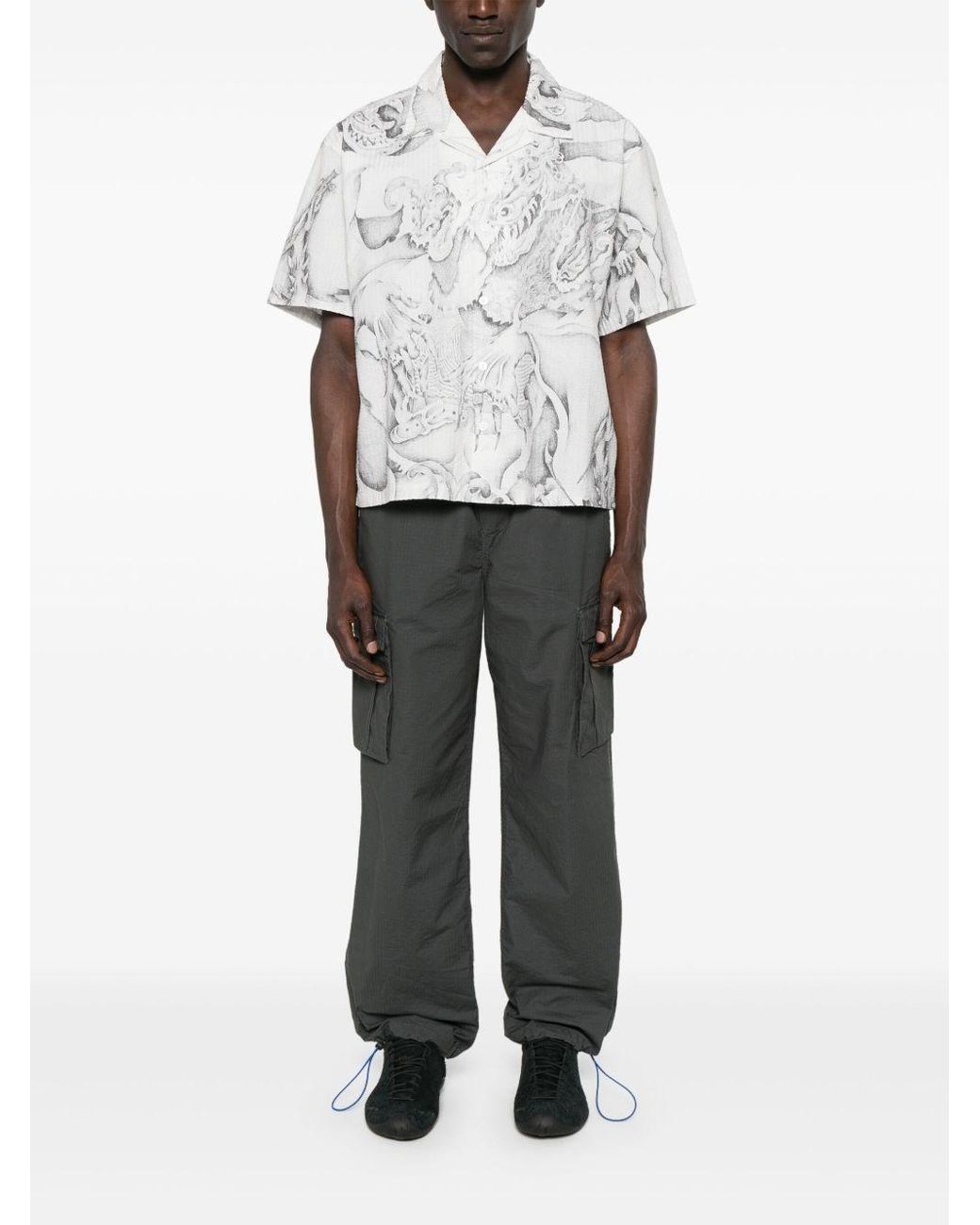 Brain Dead Gray Cargo Pant for men