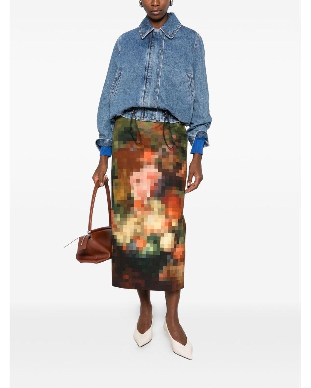Loewe Blue Drawstring Denim Jacket