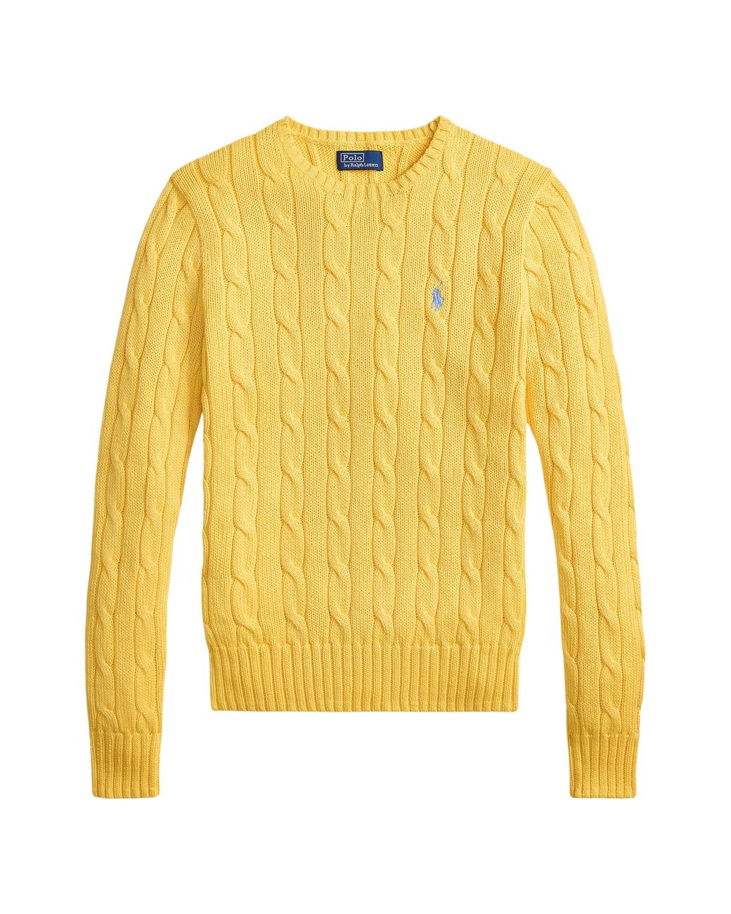 Polo Ralph Lauren Yellow Cable Knit Sweater