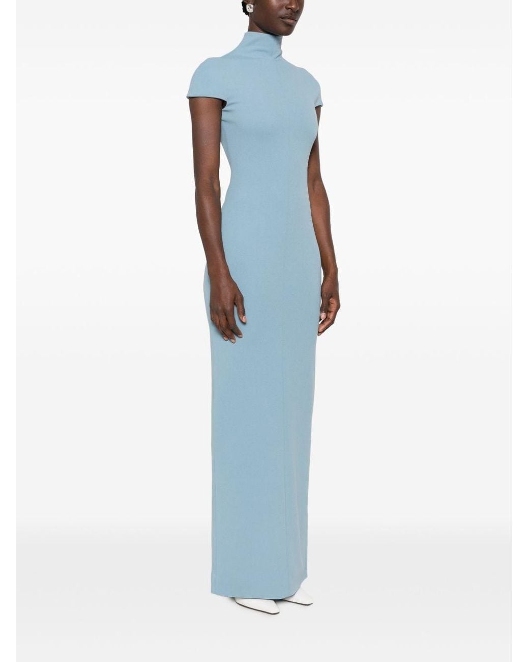 Solace London Blue Lang Maxi Dress