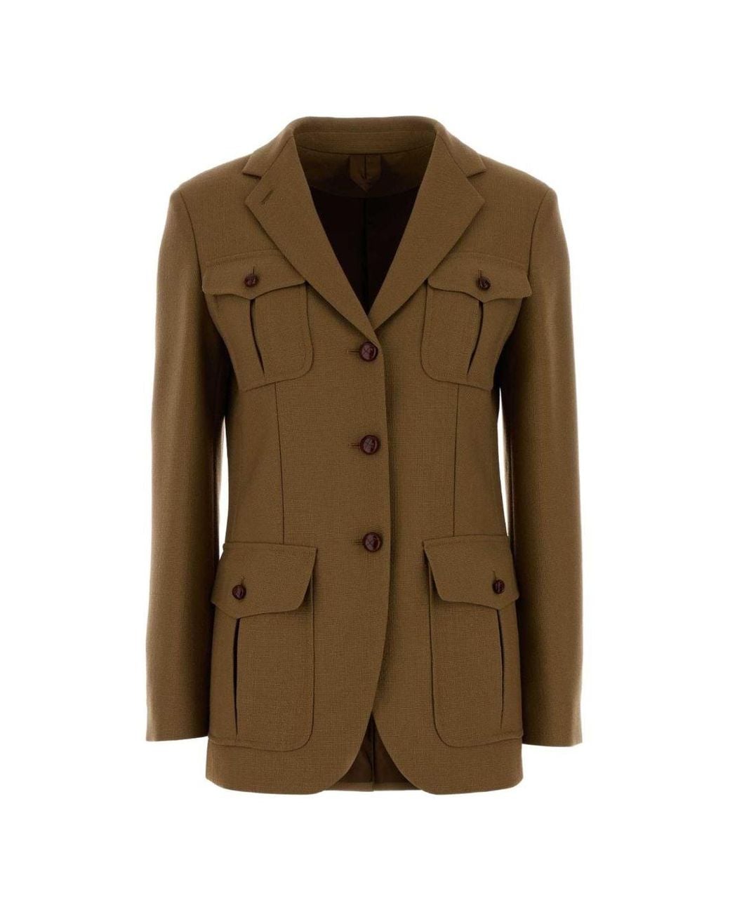 Max Mara Brown Wool Jacket