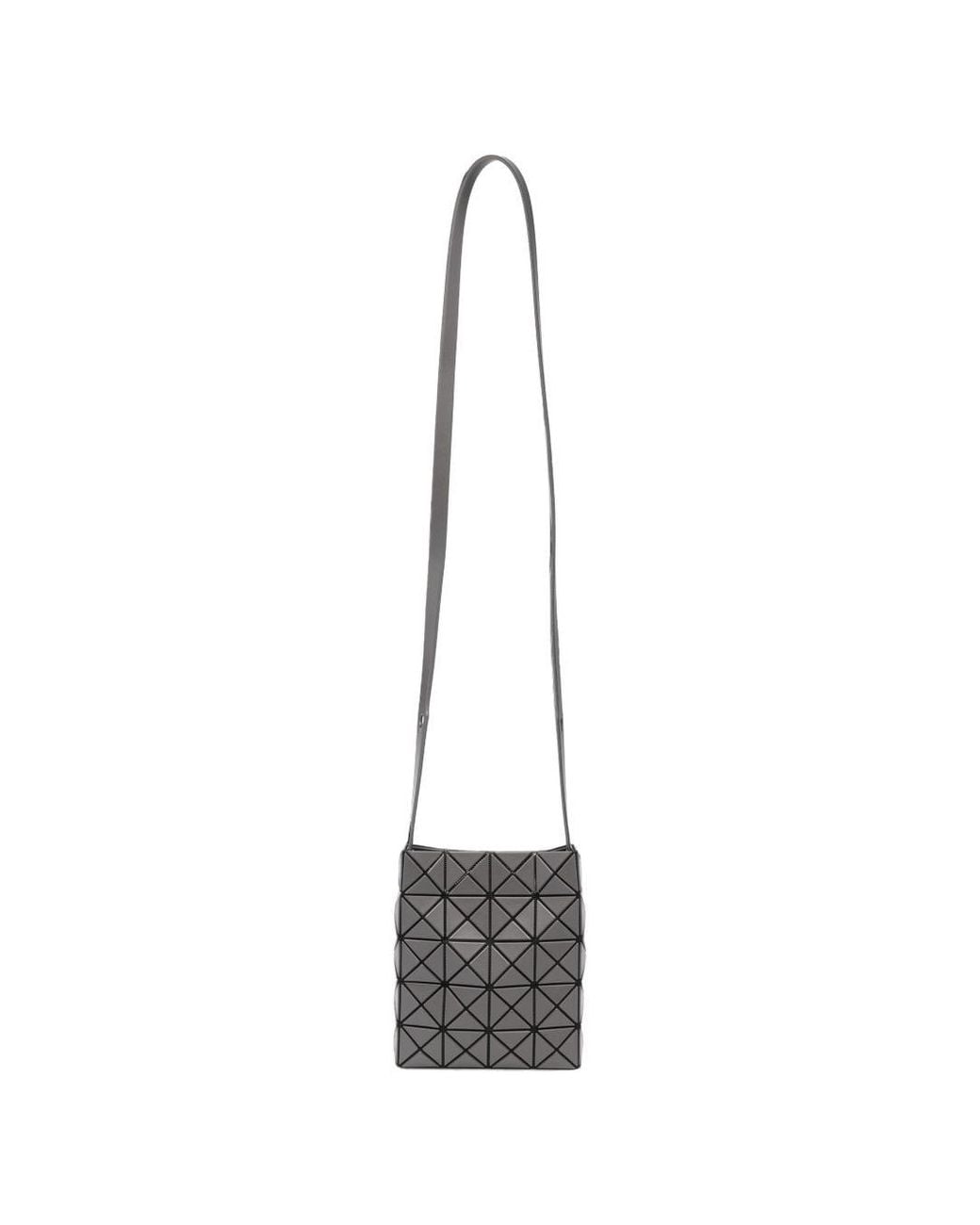Issey Miyake White Prism Matte Crossbody Bag