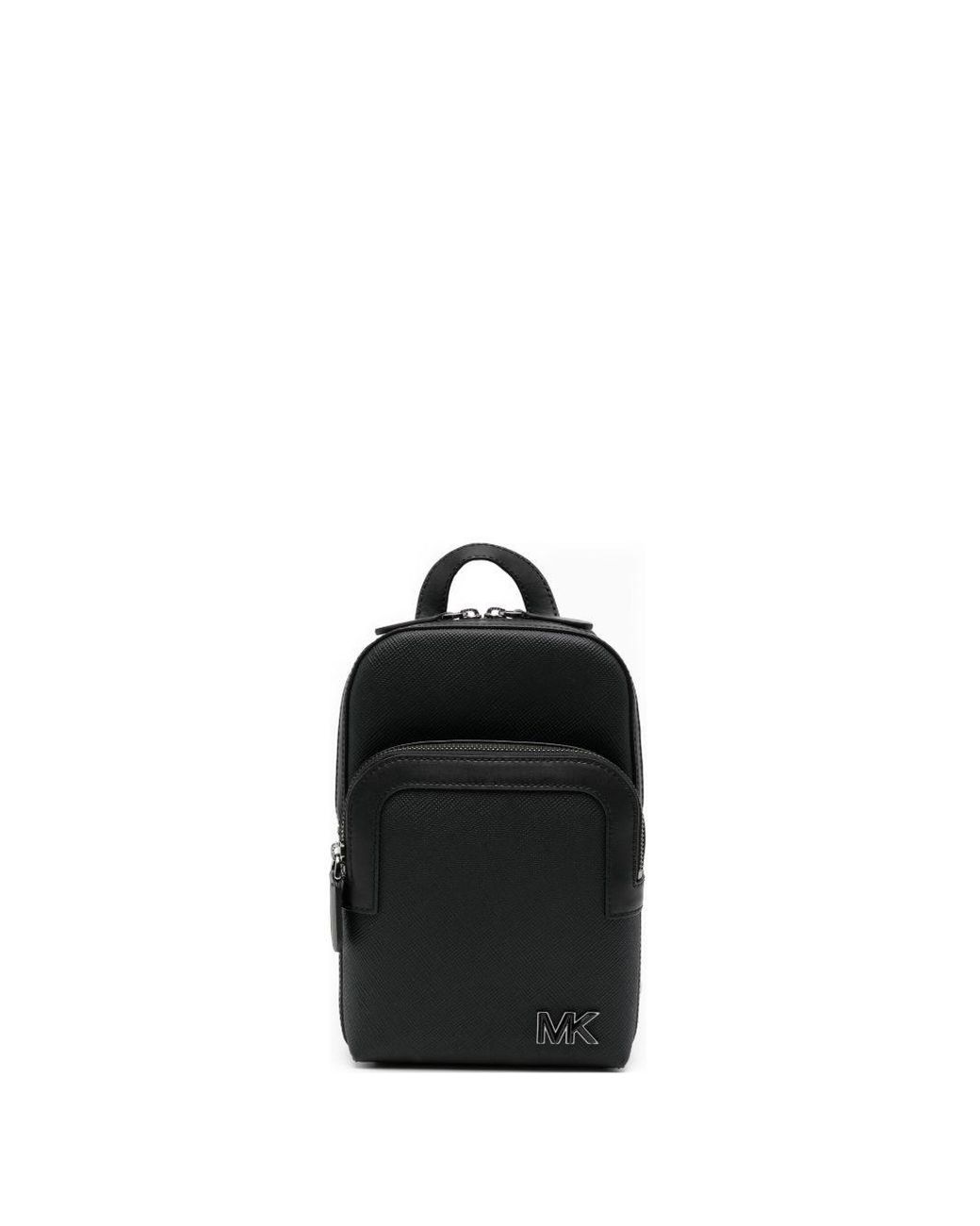 Michael Kors Black Edison Logo Shoulder Bag for men