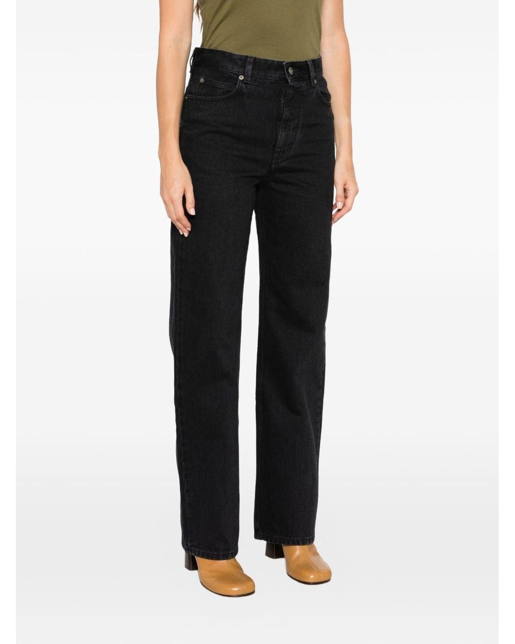 Loewe Black Anagram Denim Jeans