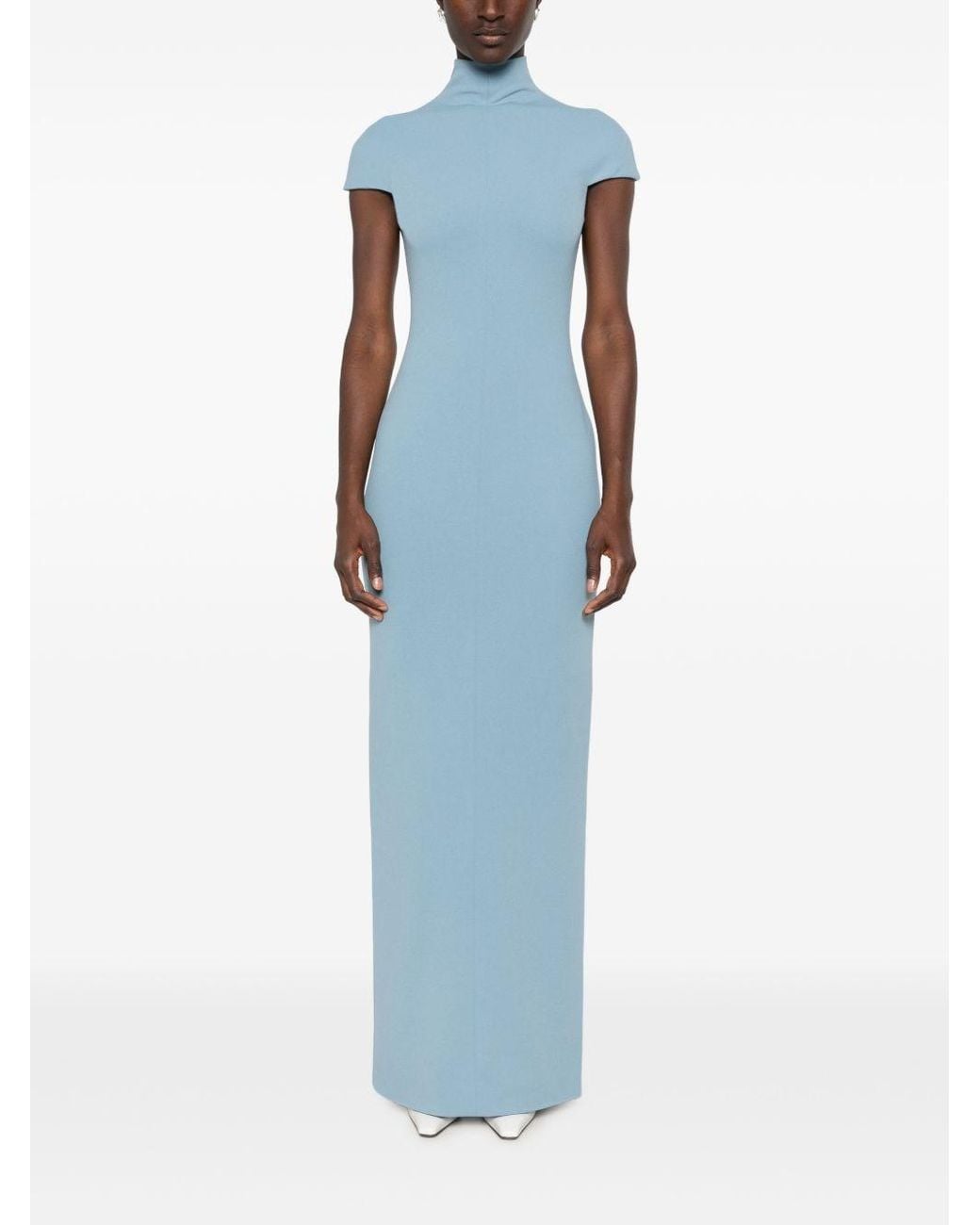 Solace London Blue Lang Maxi Dress