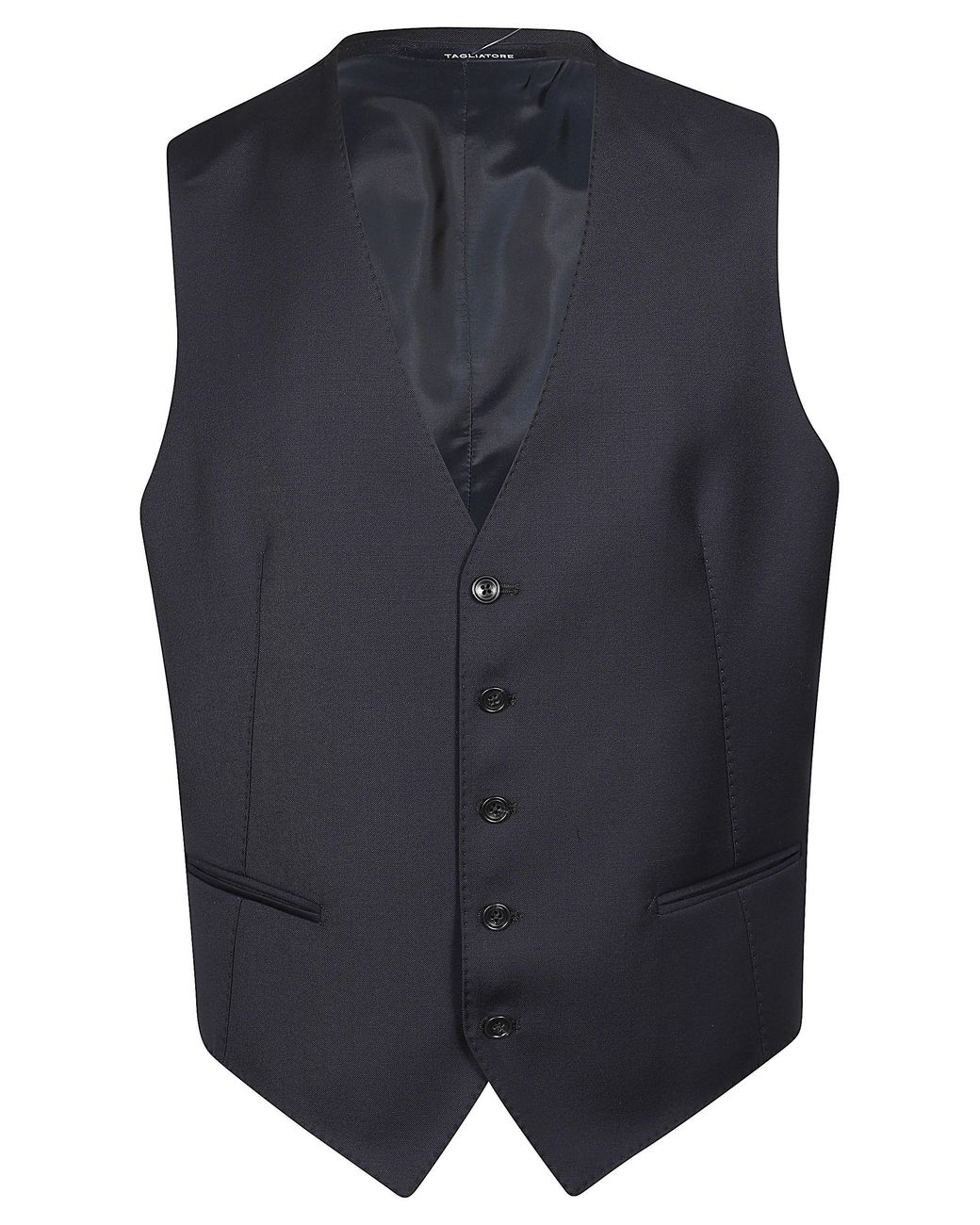 Tagliatore Blue Suit With Vest for men