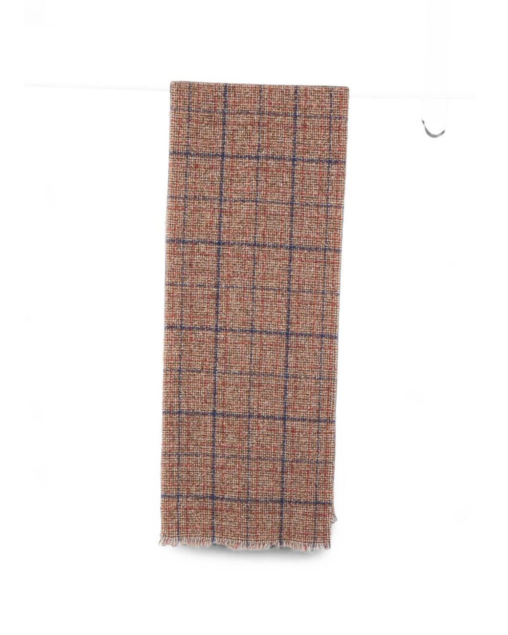 Destin Brown Fancy Wool Scarf