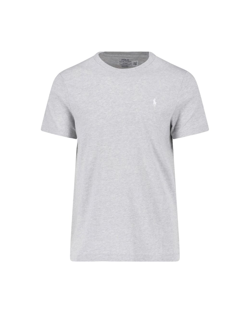 Polo Ralph Lauren White Logo-Embroidered Crewneck T-Shirt for men
