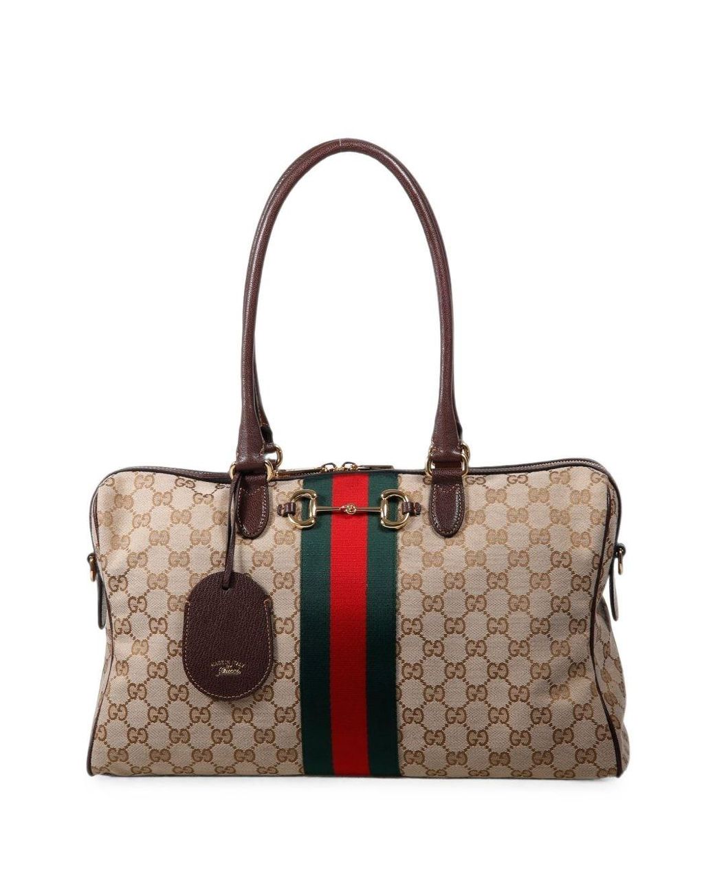 Gucci Brown Borsetto Large Shoulder Bag