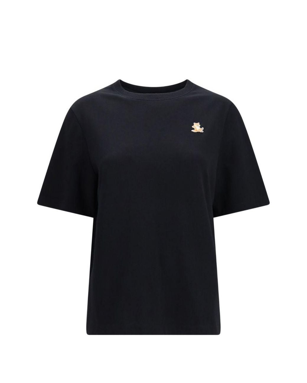 Maison Kitsuné Black Chillax Fox Cotton T-Shirt