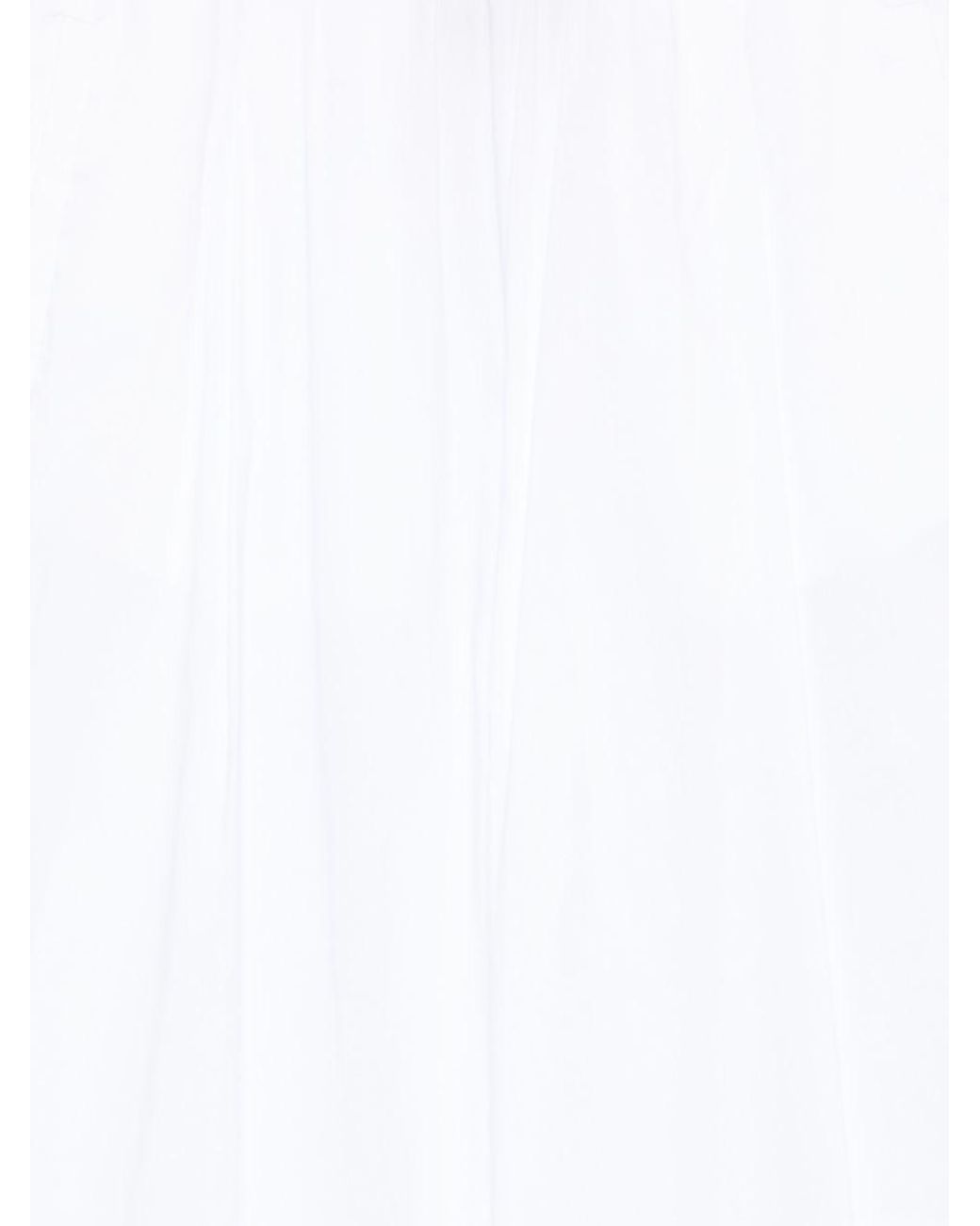 Semicouture White Jhonny Cotton Trousers