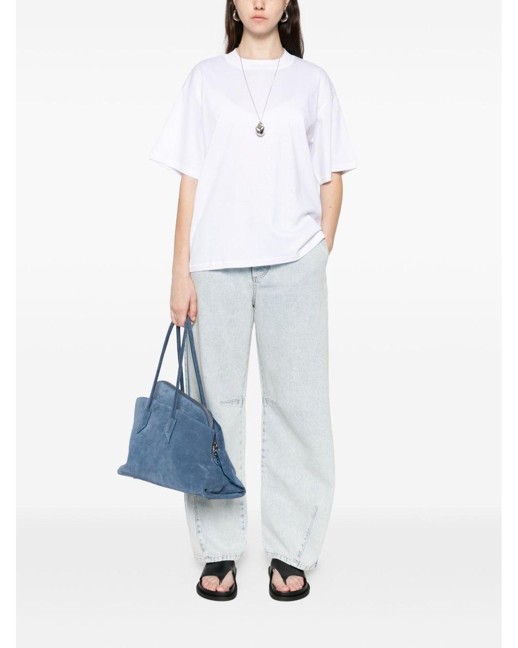 Herskind White Larsson Cotton T-Shirt