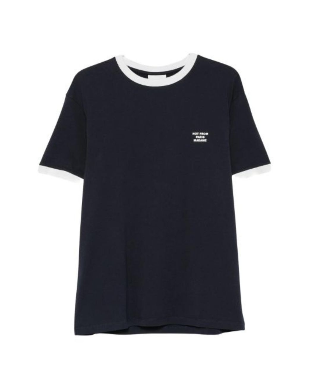 Drole de Monsieur Blue Logo-Print T-Shirt for men